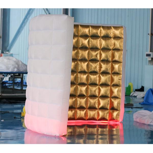 Semi фото круга раздувное подпирает серебряную раздувную стену прочное 210D Оксфорд будочки фото