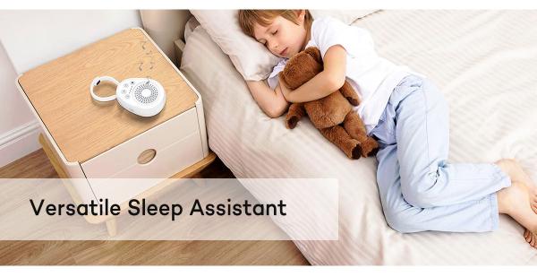 White Noise Sleep Machine with 20 Soothing Sounds and 1000mAh Battery