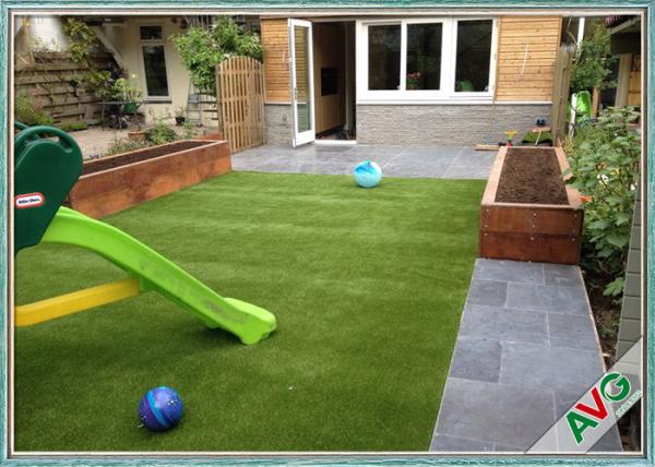 7 Year Warranty Outdoor Synthetic Grass Landscaping Decoration For Garden