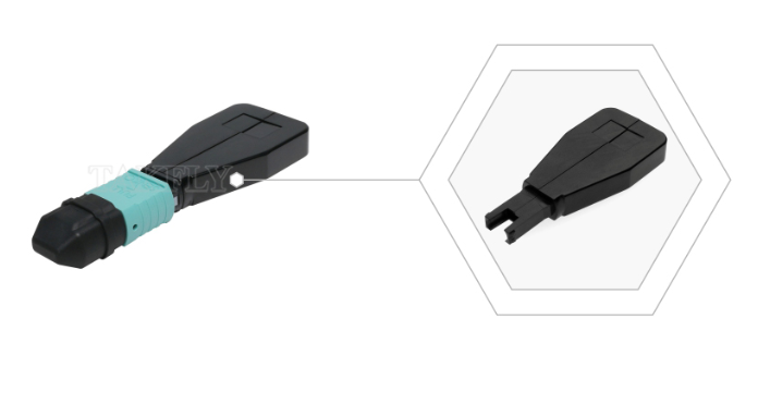 MPO/MTP OM3 Fiber Loopback Module – Transmitter-to-Receiver Optical Loop in a Single MPO Connector