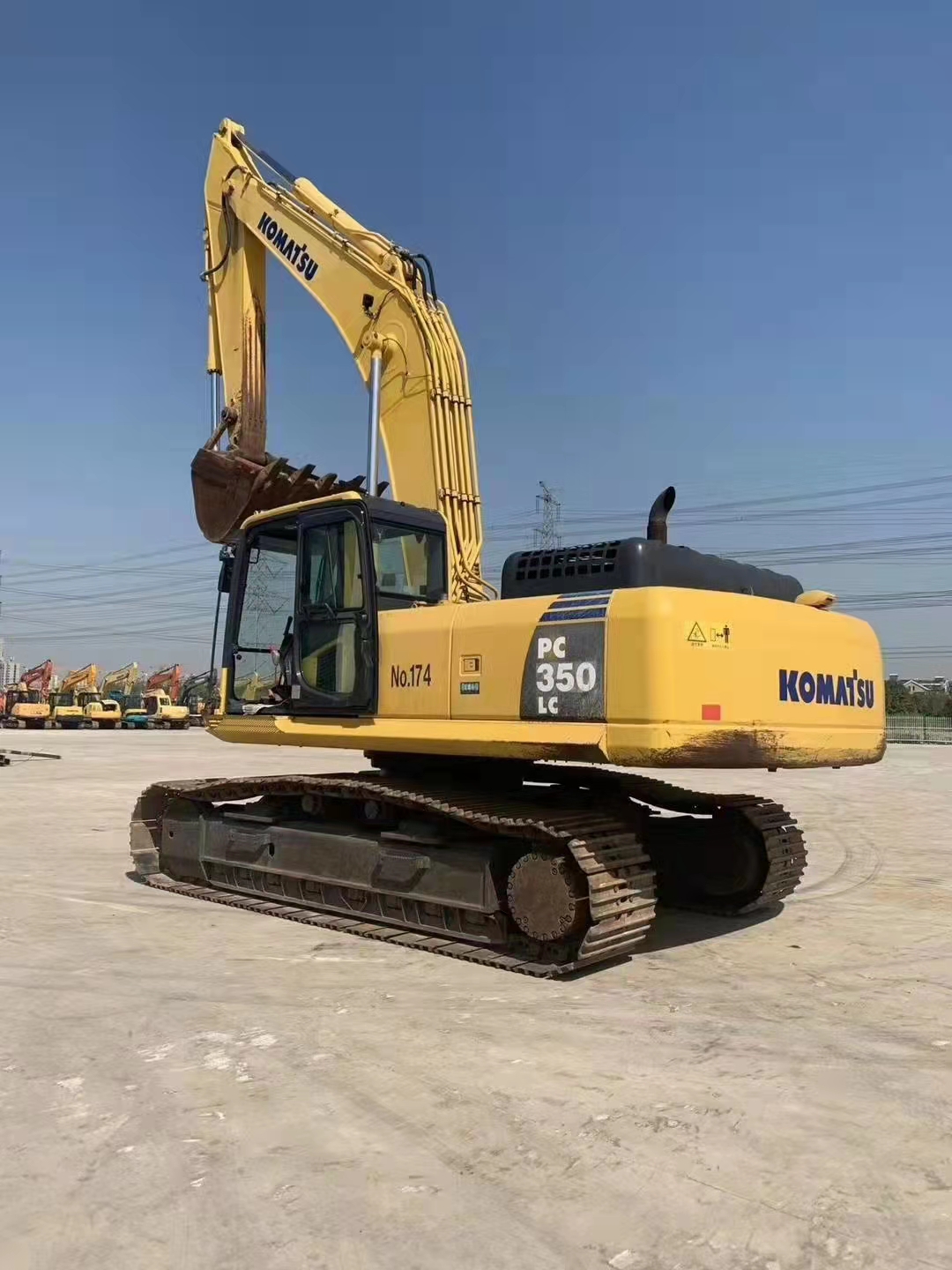 Предварительно приобретенный Crawler Digger PC 350 2015 Модель с 600 мм шириной обуви и годовой гарантией