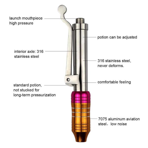 Вызревание ручки нержавеющей стали вводимое Hyaluronic кисловочное анти-