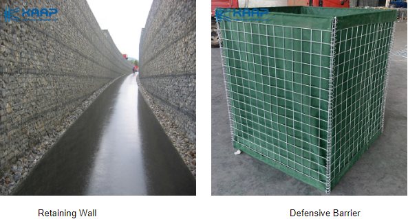 место сада Gabion сваренной сетки ландшафта 50x50mm