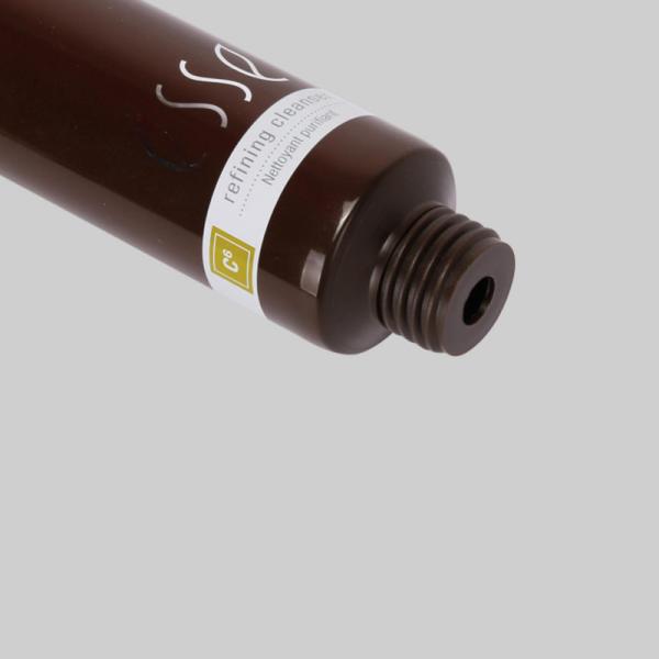 soro feito sob encomenda cosmético da loção da cara do tubo mal ventilado branco do PE 35-180ml