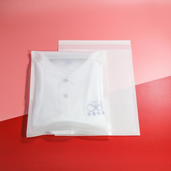 Self Adhesive Stripe Clear Clothing Packaging For Glassine Paper Bag Packaging Sock