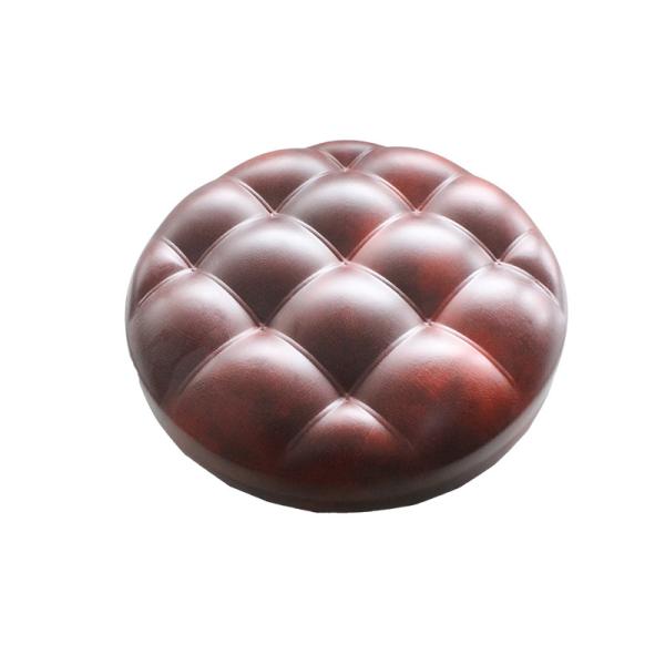 330mm Diameter 75mm Thickness Chair Cushion Pad For Hair Salon PU Bar Chair Round Stool Seat Cushion