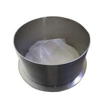 Rectangle Hole Shape Sieve Screen For Paper Industry With Seam Size 0.1-0.55