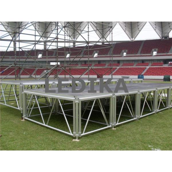 Портативный алюминиевый этап Plattorm простое собирает подвал этапа регулируемый