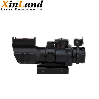 Retículo 4X32 do Crosshair que caçam o espaço do rifle vermelho & verde & azul iluminado