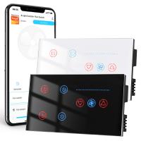 トゥヤ WiFi スマートライト 4バンド スイッチ 天井扇風機 速度制御 タイマー 音声電源モニター アレクサ サポート グーグル ホーム トマール ジニー 100-240V