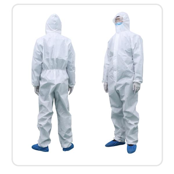 Disposable Medical Virus Protective Clothing Sms Non Woven Isolation Suit For Hospital
