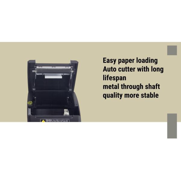 Скорость HDD-T80C Прямой тепловой квитанции принтер USB LAN POS Android интерфейс цветный стиль