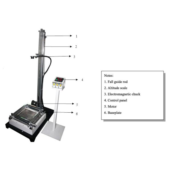 Hammer Gardner Impact Leather Testing Equipment Drop Impact Tester