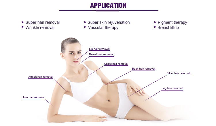 SHR hair removal machine