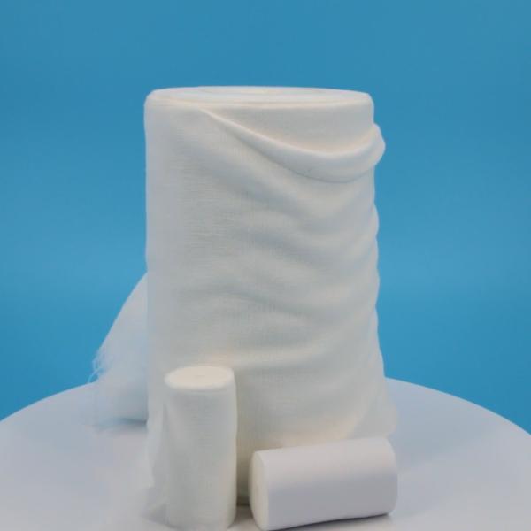 Comfortable 100 Cotton Gauze Roll 36 X 100 Yards Bleached