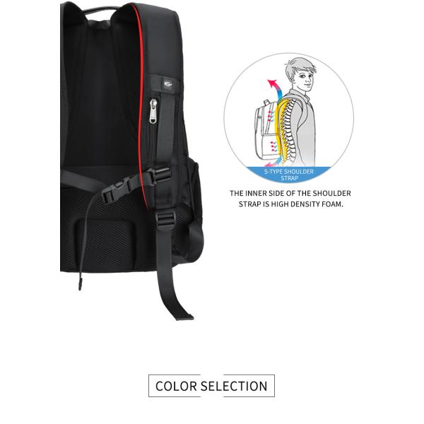 Vente chaude sac à dos de voyage d'affaires portable imperméable à l'eau de grande capacité homme sac à dos