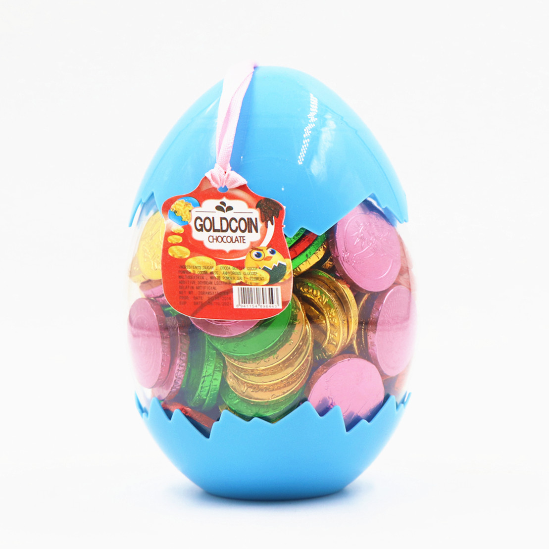 закуска десерта монетки шоколада формы яйца 2g*150pcs сладкая