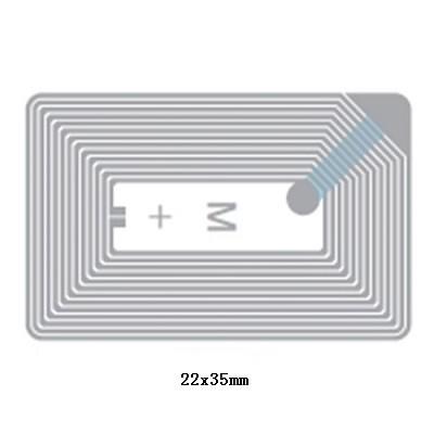 13.56MHZ HF Dry RFID Inlay / Wet Inlay PET With  SLI Chip