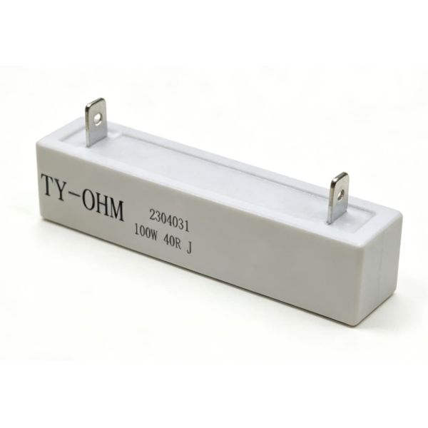 100W Automotive Resistors Cement Resistor Faston Terminals