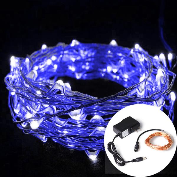 DC Powered Multi-Color 10m LED String Lights For Christmas, Party, Festival Decoraction