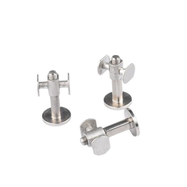 Silver Plated MIM CNC Stainless Steel Parts Fasteners Precision Machining Components
