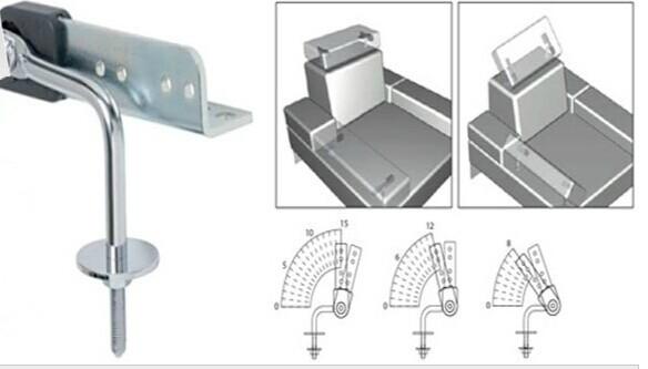 Multifunctional metal galvanized sofa hinges