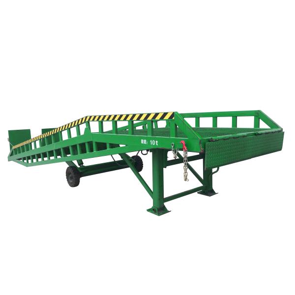 Conteneur hydraulique bleu chargeant la capacité de chargement mobile de la rampe 6000Kg de yard