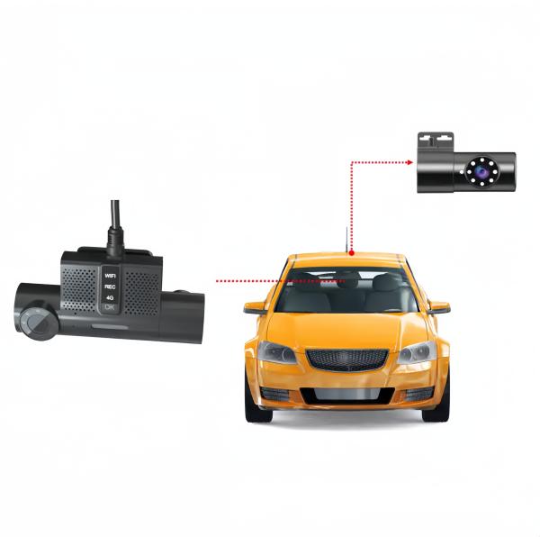 Mini Camera Video Recorder Dual Len Dashcam Night Vision Remote Control