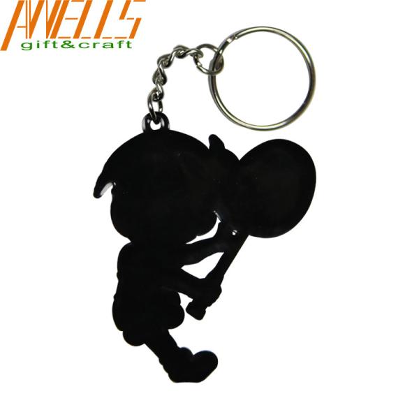 Soft Multicolour PVC Key Chain Any Size 2D/3D  Stand Out LOGO