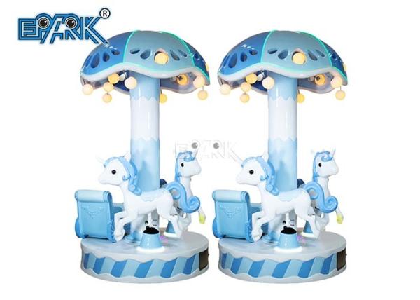 140KG Kiddy Ride Machine Mini Electric Children Riding Carousel For Three People