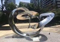 Sculpture extérieure en métal d'art public contemporain pour le paysage urbain