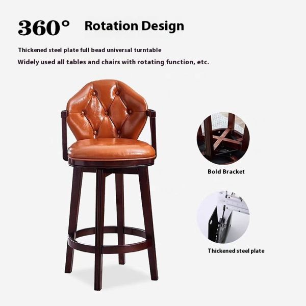 Swivel Chair with 360 Degree Rotating square Plate Furniture Hinge Mechanism Swivel Table Ball Bearing Rotation Plate
