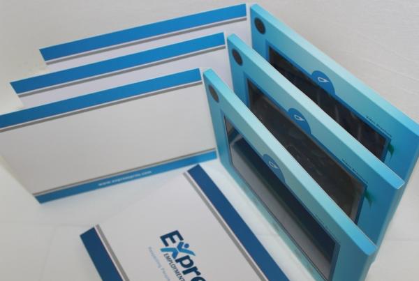 Advertising promotional lcd video greeting card with Magnetic switch , ON / OFF button switch