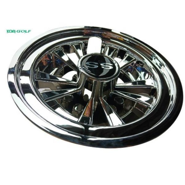 10 Spoke SS Golf Cart Wheel Covers Hub Caps 8 Inch W-8 For Club Car Ezgo