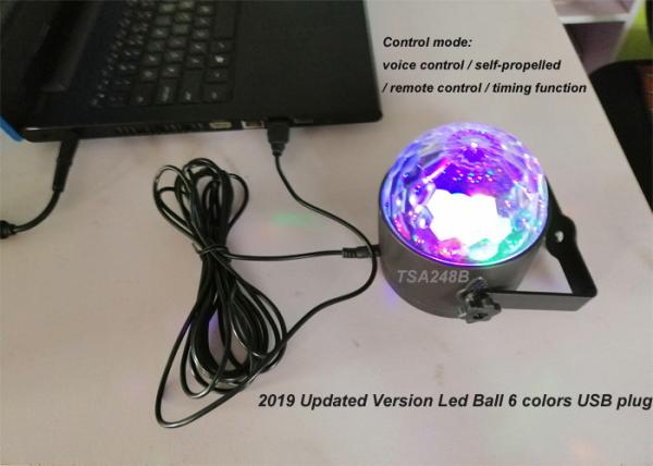 2019 Updated Version Mini Led Magic Ball Ball 6 Colors USB Plug USD3.45~4.95/pc TSA248B