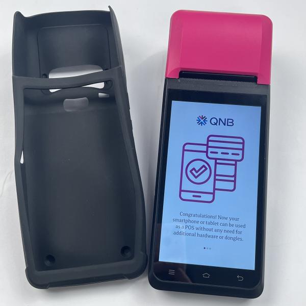 WiFi / 4G Android Smart POS Customized Mobile Restaurant POS With Built In Printer