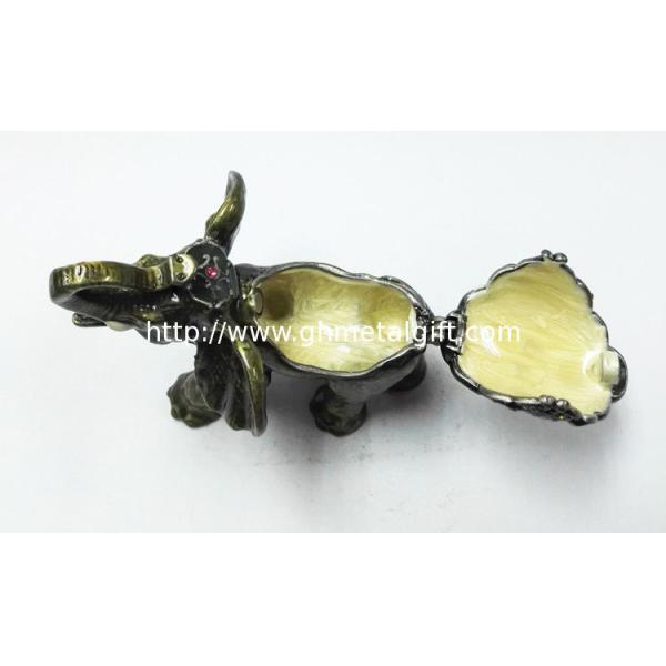 elephant trinket box alloy jewelry box home decoration jewelry box