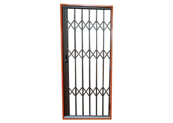 Fully Framed DIY Aluminium Burglar Trellis Door Right To Left Opening