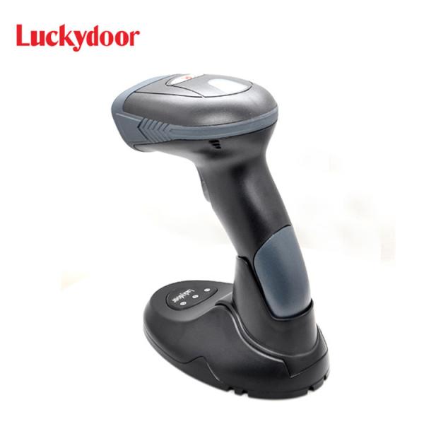 2D QR Bluetooth Barcode Scanner With USB Charging Cradle Data Receiver
