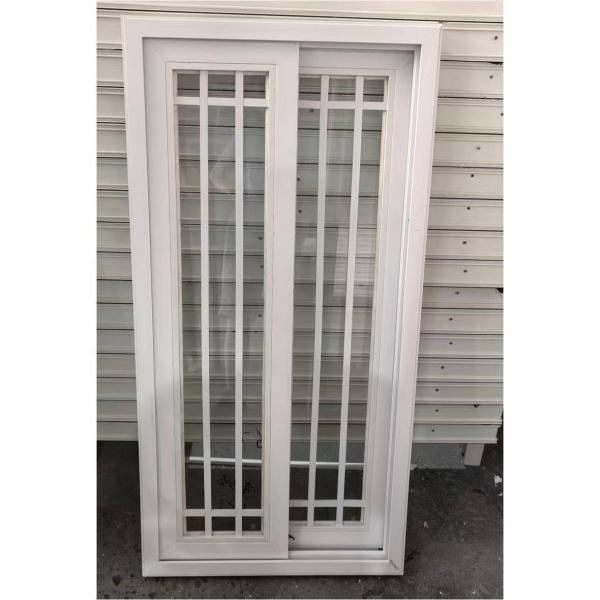 Latest Design Grill PVC Vinyl Sliding Window UPVC Plastic Sliding Glass Windows
