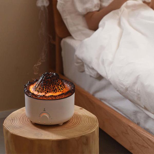 Vendas Quentes Humidificador de Vulcão JellyFish Mini Spray Portátil Volcão Forma Ultrassônica Humidificador Humidificador de Medusa