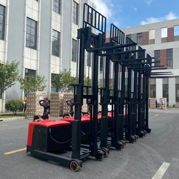 Red CQD15A-30 Walkie Stacker With Reach 1500kg Battery Reach Truck