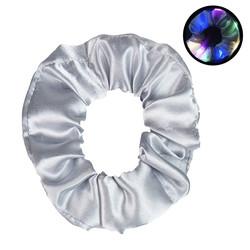 Durable Brown Stretchy Hair Ties Pack Ring Girls LED Luminous Satin Colorful Party 11cm