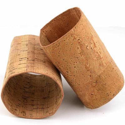 Da luva natural de Cork Fabric Breathable Cork Cup da isolação térmica OEM reusável