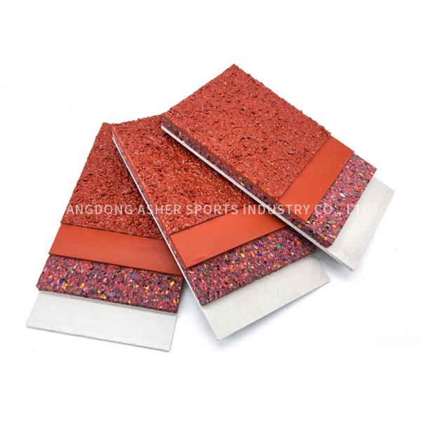 Integrated Semi Prefabricate Running Track 10mm For Customized Projects