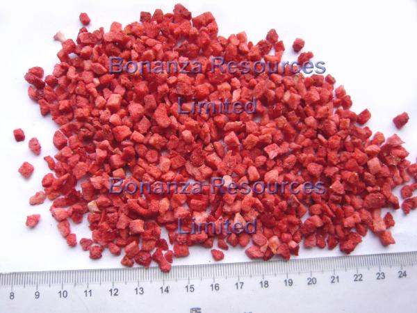 Freeze Dried Strawberry Granule Strawberry Dice