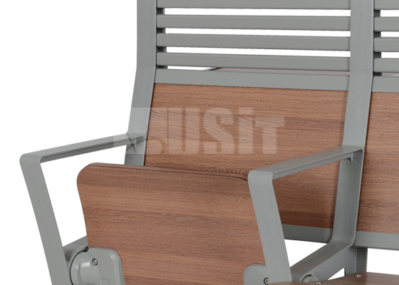 Стул стола студента переклейки УСИТ складывая, железный каркас стульев стола студента высокопрочный