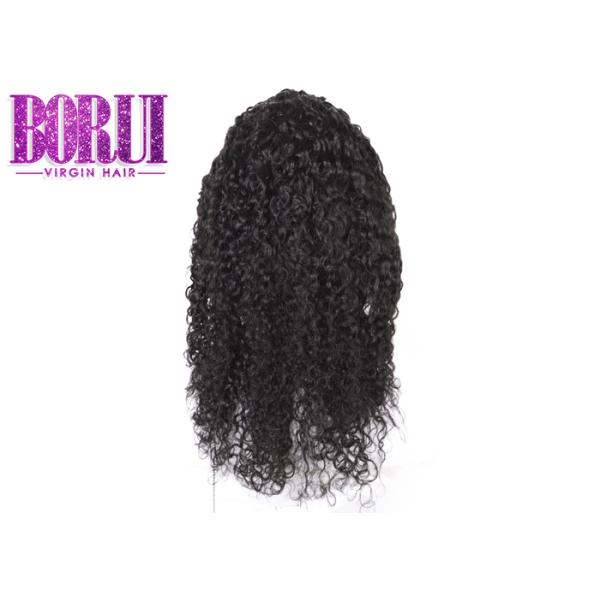 Malaysian Virgin Full Lace Human Hair Wig , Pre Plucked Human Hair Full Lace Wigs Full End Water Wave