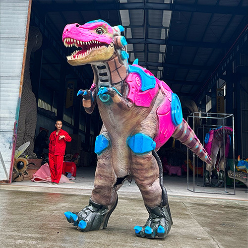 Animatornic Props Customizable Armed Dinosaur Mascot Costume Light Weight