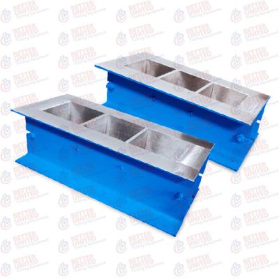 O cubo de aço molda o equipamento de teste concreto de 3 grupos